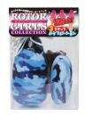 A-ONE "ROTOR Collection Check Camouflage Blue" 3 Step Vibration Japanese Massager