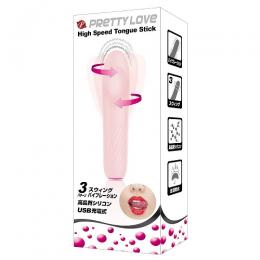 TOAMI "PRETTY LOVE" High Speed Tongue Stick Vibrator Japanese Massager