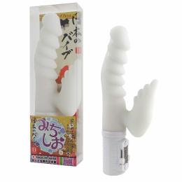 SSI JAPAN "Michishio" Human Skin Feel White Vibrator Japanese Massager