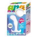 merci "ANA-mon! Dolphin White" Good Feel Fit Anal Vibrator Japanese Massager