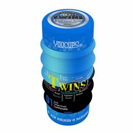 YOUCUPS "TWINS 4D Soft Blue" 4 Types of Insertion Feeling Cup Onahole