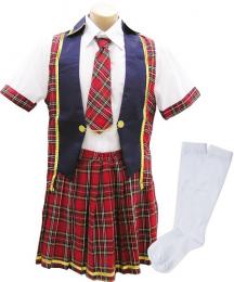 A-ONE "Doll-Cos" Japanese Horny Maid Costume Apron and Headband SetA-ONE Japanese AKIBA IDOL Costume