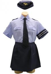 A-ONE Japanese Women's Policeman Uniform Costume Set for Otokonoko Guys