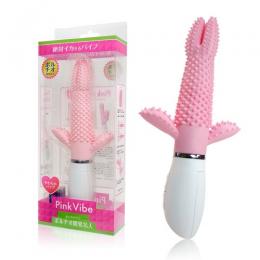 SSI-JAPAN "Pink Vibe CLIDENMA" Portio Vaginalis Uteri and Clitorals Stimulation Vibrator Japanese Ma