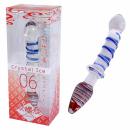 merci "Crystal Ice 06_SOURASEN" Japanese Glass Anal Plug Both Sides Dildo