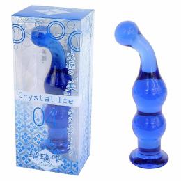 merci "Crystal Ice 04_RURISHIZUKU" Japanese Glass Anal Plug Dildo