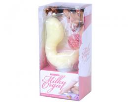 merci "Milky Orga Yellow" Cute Mini Size Vibrator Japanese Massager