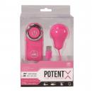 NipporiGift "Potent X" Pink single 10 Pattern Vibrator Japanese Massager