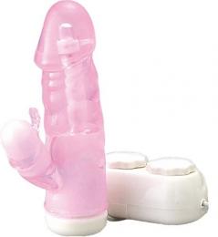 merci "Pokochin-Kun #02" Silent Pink Vibrator Japanese Massager
