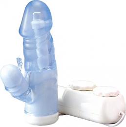 merci "Pokochin-Kun #02" Silent Blue Vibrator Japanese Massager