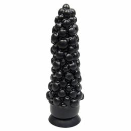 OUTVISION "Forbidden Fruit Standard Black" A Lot of Balls Stimulation Dildo