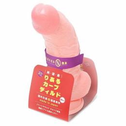 PPP "Punitto Real Curve Dildo 20cm" Japanese Soft Feel and Real Color Dildo Toy