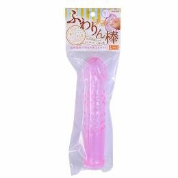 merci "Funwari-Bo L Pink" Cavity Inside Clear Dildo Toy For Beginners