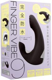 PPP "FINGER VIBE 9" Black Vibrator Japanese Massager/Japanese Masturbator